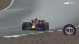 Max Verstappen SPIN in Q3 SIlverstone || Formula 1 2022