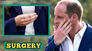 William in tears as Kate had to under go surgery as her fractured wrist bone destroyed her vein