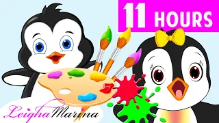 Learn Colors + More Nursery Rhymes & Kids Songs - Leigha Marina