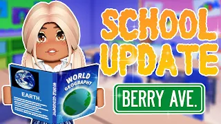 ✏️*NEW* SCHOOL UPDATE on Berry Avenue! 📖