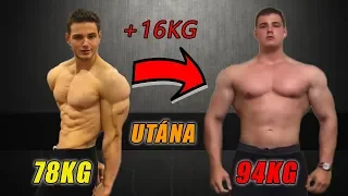 Hogyan csinálom a TÖMEGNÖVELÉST? - 78kg👉🏻94kg • IZOMÉPÍTÉS FELSÔFOKON • Táplálkozás & Edzés