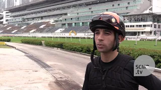 Champion jockey Joao Moreira discusses Able Friend ahead of the 2015 Longines HK International Races