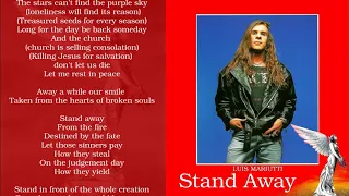 Angra - Stand Away - Lyric Video