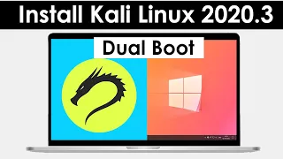 How to Dual Boot Kali Linux 2020.3 and Windows 10  ( EASY WAY )