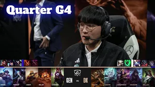 GEN vs DK - Game 4 | Quarter Finals LoL Worlds 2022 | Gen.G vs DAMWON Kia - G4 full game