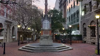 St George's Mall Cape Town CBD on a Sunday morning