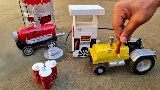 diy tractor mini petrol pump science project | part -3 | @Minirustic  @KeepVilla