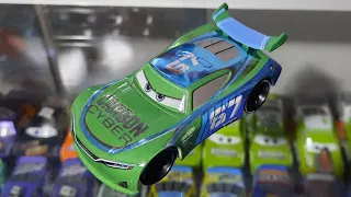 Mattel Disney/Pixar Cars 3 Jim Reverick (Next-Gen Carbon Cyber) Piston Cup Racer Florida 500 2021