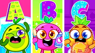 Avocado Babies MORNING ROUTINE in Alphabetical Order | Kids Cartoons by Pit & Penny Stories 🥑💖