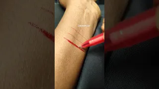 fake hand cutting tattoo😭 #viral #shorts