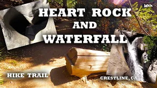 Heart Rock and Waterfall