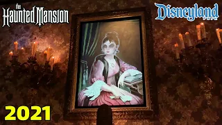 NEW 2021 ENHANCED Haunted Mansion | Disneyland | Full Ride Through