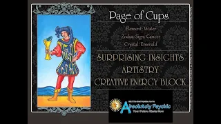 Page of Cups Tarot Card | Beginner Tarot card Meanings Made Simple #shorts