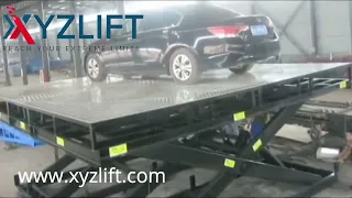 xyz scissor car lift with  rotation