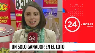 Único ganador del Loto: Más de 4 mil millones de pesos se van a Peñaflor | 24 Horas TVN Chile