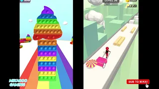 Fidget Rush VS Brick Builder Gameplay Walkthrough All Levels