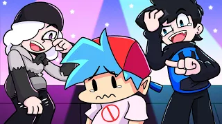 BOYFRIEND vs. STARLIGHT MAYHEM?! Friday Night Funkin' Logic | Cartoon Animation