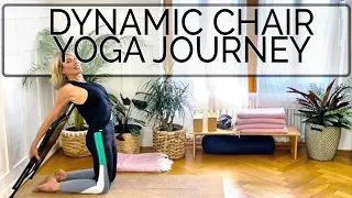 Dynamic Chair Yoga | Intermediate & Advanced | 84 min | Cat de Rham | OnlineYogaTeaching