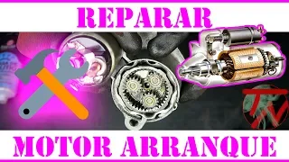 Como REPARAR motor de arranque COCHE 🚑