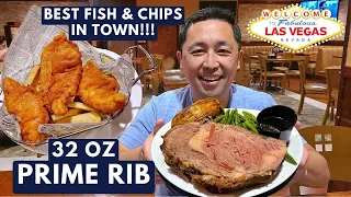 Hidden Gem in Las Vegas! | Ellis Island Casino BEST 32 oz Prime Rib and Fish & Chips!!!