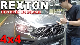 Rexton 4x4 is a luxurious 7 seater SUV, better than the Explorer - [SoJooCars]