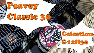 Peavey Classic 30 + Celestion G12H30 (G12-EVH)