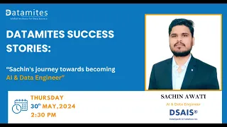 Sachin's journey towards becoming an AI & Data Engineer