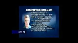 First Constitutional Court President and former Chief Justice, Arthur Chaskalson has passed on.