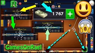 8 Ball Pool WOW 😱1767 CASH - Buying First 5 Legendary Cues + 9BP No Guideline Amazing Shots 😉👍🏼