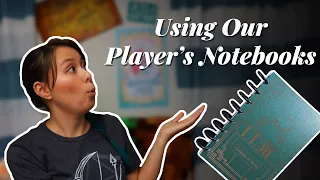 D&D Notetaking with Our Player's Notebooks | SETUP & HOW TO USE