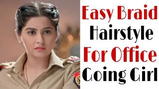 Easy braid hairstyle for office | hairstyle for girls | braid bun hairstyle | new hairstyle 2020