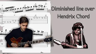 Using Diminished line over Hendrix Chord @RobbieBarnby