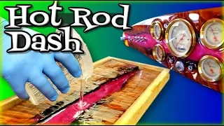 How to make a Hot Rod Custom Dash with Wood and Epoxy