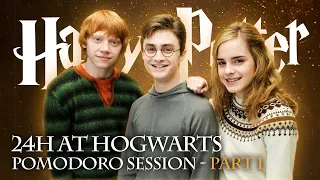 🏰24h HOGWARTS POMODORO WITH AMBIENCE🏰 Harry Potter Classes Pomodoro Technique | Part 1/2