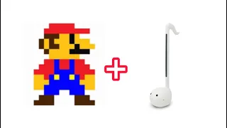 Super Mario Bros but it's Otamatone