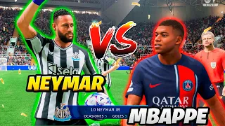 NEYMAR JR se ENFRENTA a su EX EQUIPO el PSG en CHAMPIONS 😱 MODO CARRERA FIFA24