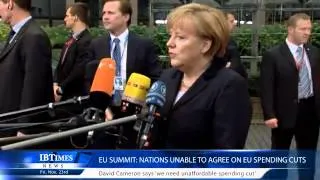 EU Summit: Nations unable to agree on EU spending cuts