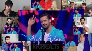 Atif Aslam REACTION MASHUP! | Tu Jane Na, Beinteha, Kun Faaya Kun | Live Performance at GIMA Award