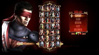 Mortal Kombat 9 - Kenshi - Expert Arcade Ladder (No Losses) - Gameplay @ (1080p) - 60ᶠᵖˢ ✔