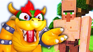 Bowser Plays MINECRAFT!!!