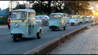 【現役オート三輪大集合！】なつかしい昭和の自動車 オート三輪大集合2023 オート三輪エンジン音聴き比べ。 #ミゼット #旧車 #2スト  #昭和の商用車　#Try-mobile