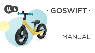 How to assemble the Kinderkraft GOSWIFT balance bike | Instruction Manual