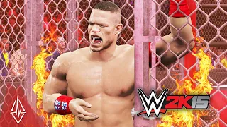 WWE 2K15 2K Showcase Mode - Hustle, Loyalty, Disrespect Part 3 - HELL IN A CELL!