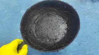 The pan will be like new! How and how to wash the pan from strong soot!