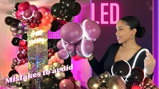 DIY: Upgrade LED Lights in Your Organic Balloon Garland  + Mistakes to Avoid