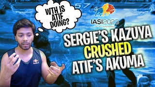 Bruhh! Sergie's Kazuya Reached Ultra instinct Against Atif"s Akuma | IASI 2023 | #tekken