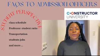 Constructor University Admission FAQs: Master Student Responses