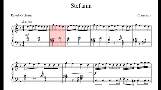 Stefania (Стефанія) - Kalush Orchestra Piano Sheet Music