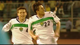 Uzbekistan - Jordan 2:2. All goals. 27.04.2001