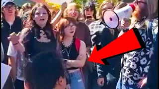 WATCH: Charlie Kirk Faces Army Of College Protestors, Including HILARIOUS Marching Band